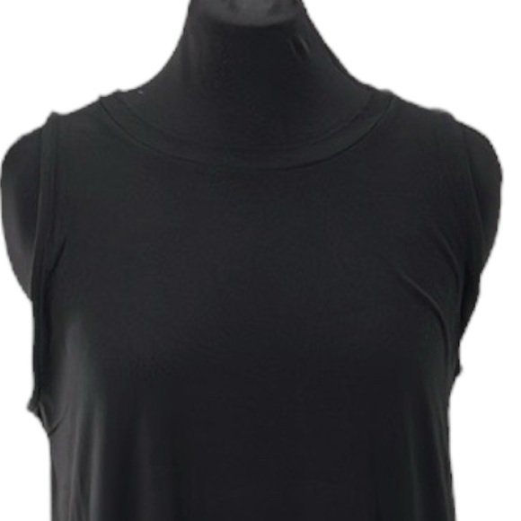 Zenana Black Maxi Dress with side pockets. - Picture 2 of 4